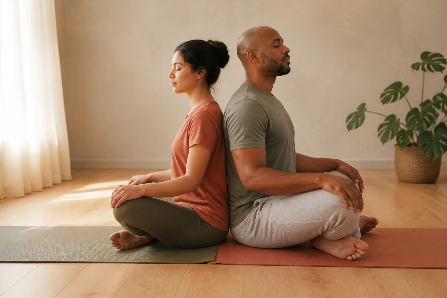 Yoga Poses for 2: A Safe 15-Minute Beginner Routine