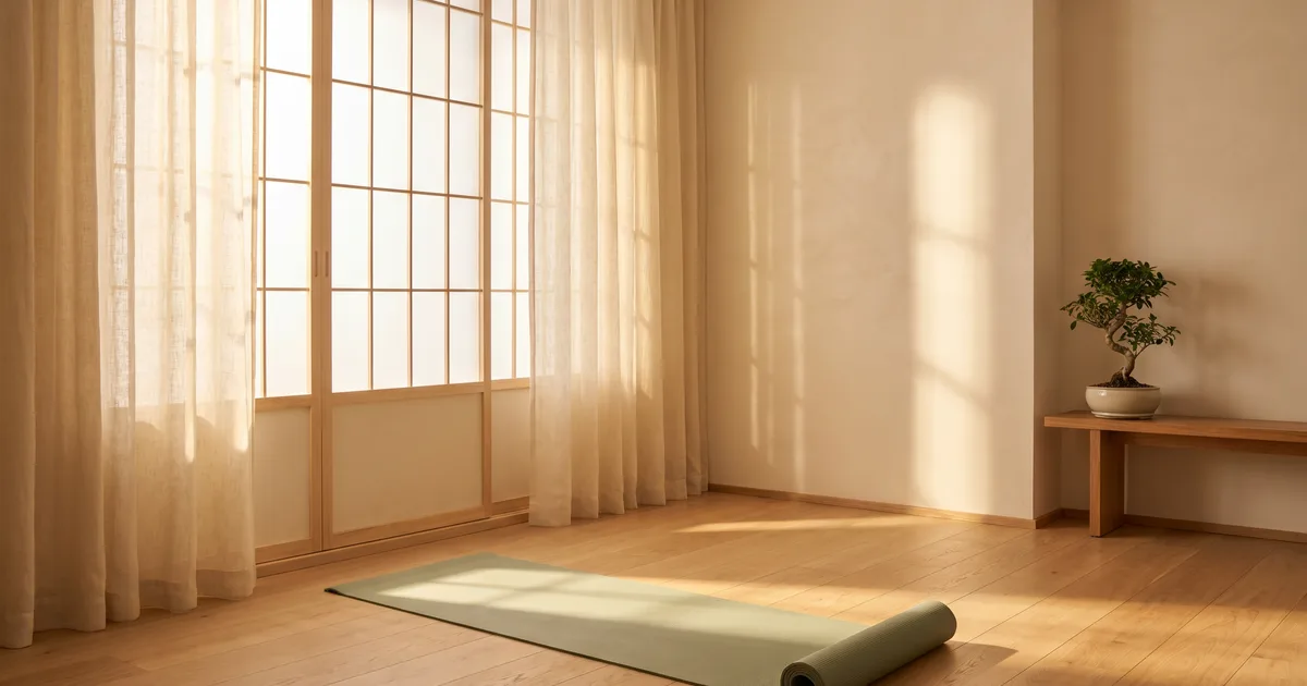 Sun Salutation: A Step-by-Step Beginner's Guide to Surya Namaskar A, demonstrated in a calm studio