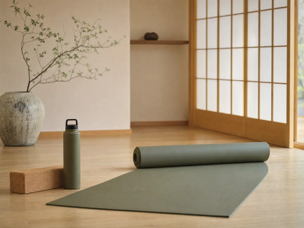 Jade Harmony with yoga props